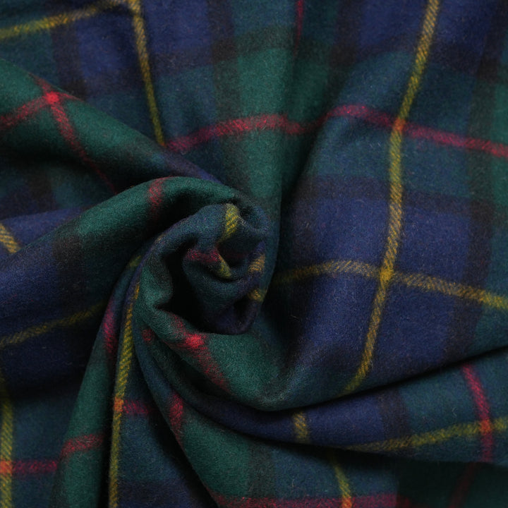 Scottish Tartan Wool-Blend Blanket Throw – Highland Comfort - MACLEOD