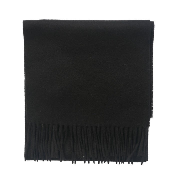 Edinburgh Cashmere Premium Lightweight Scarf - Ultra-Soft Luxury Wrap - BLACK