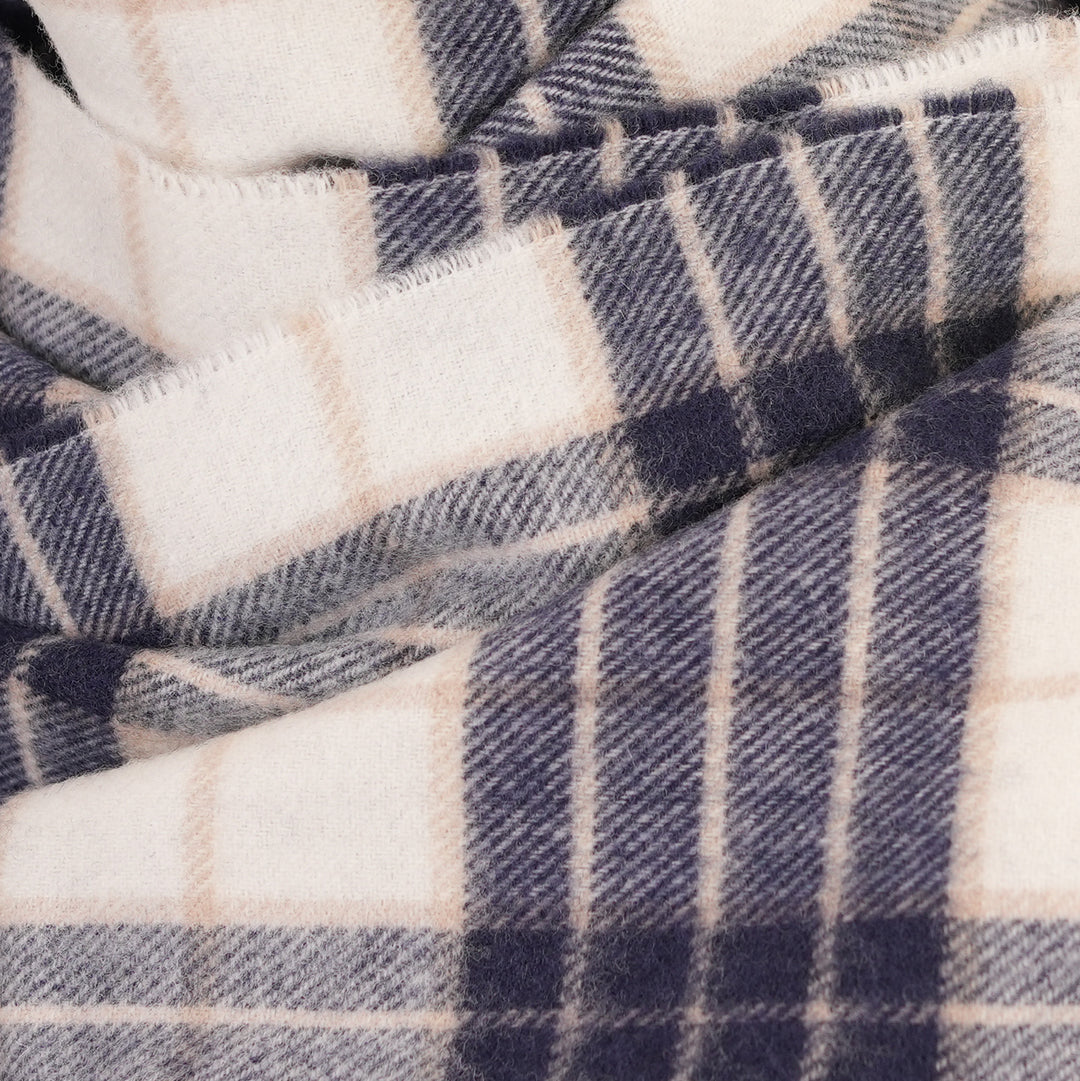 100% Lambswool Scarf – Traditional Tartan & Check Designs - Made in Scotland - Knockmore