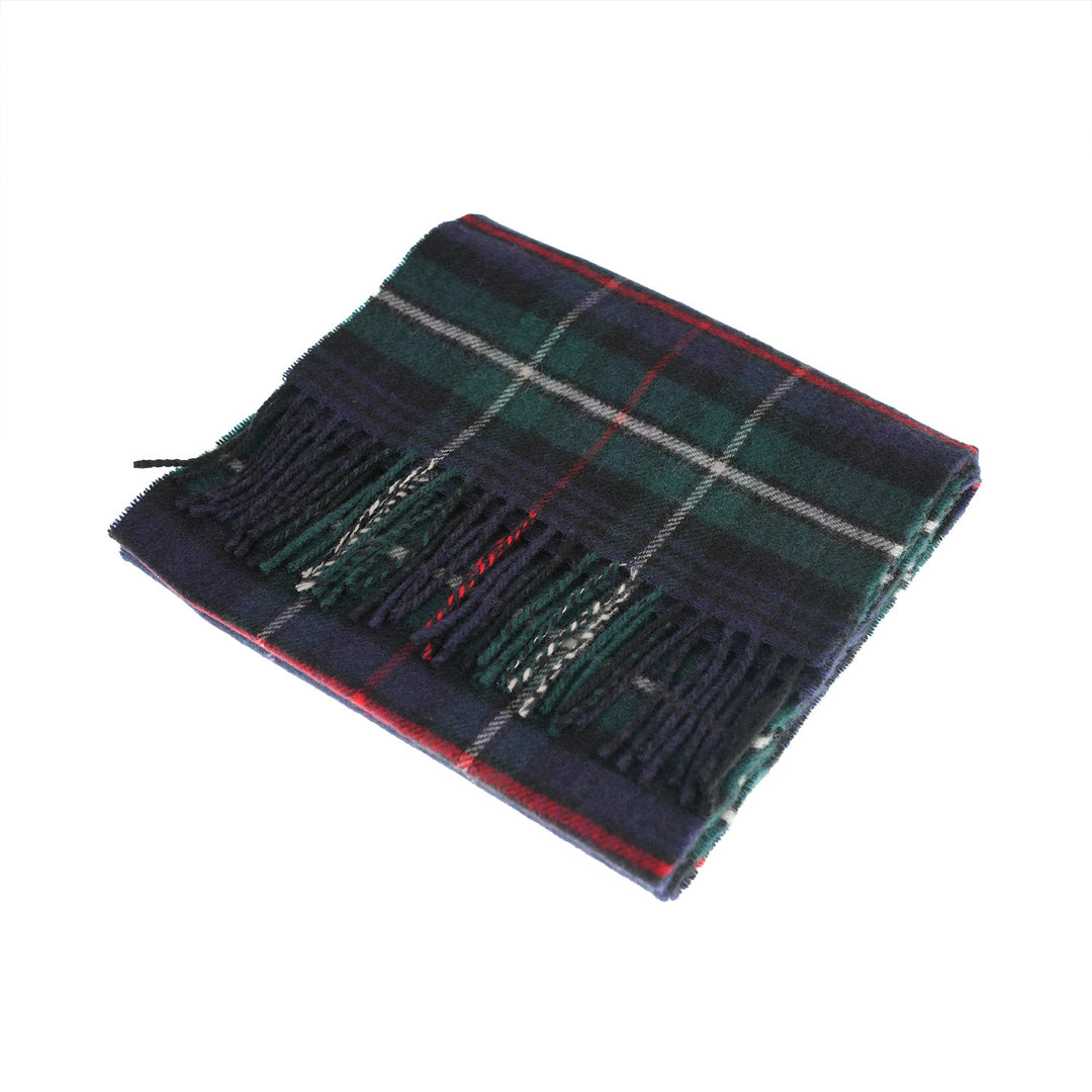 100% Lambswool Scarf – Traditional Tartan & Check Designs - Made in Scotland - Mckenzie