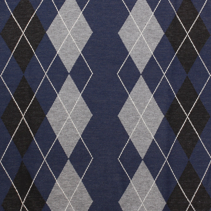 Men's Argyle Ballantrae Jumper Crew Nec  Royal Blue