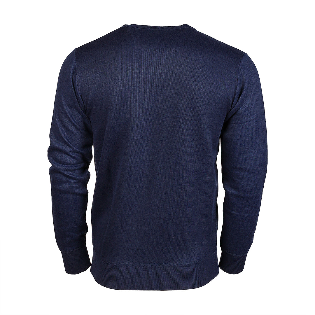 Men's Argyle Ballantrae Jumper Crew Nec  Royal Blue