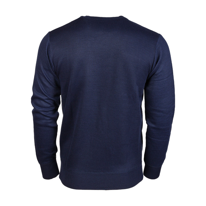 Men's Argyle Ballantrae Jumper Crew Nec  Royal Blue