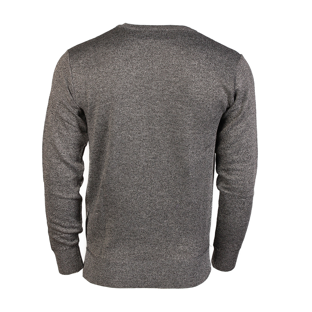 Men's Argyle Ballantrae Jumper Crew Nec  Light Grey Melange
