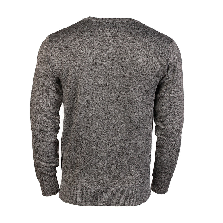 Men's Argyle Ballantrae Jumper Crew Nec  Light Grey Melange