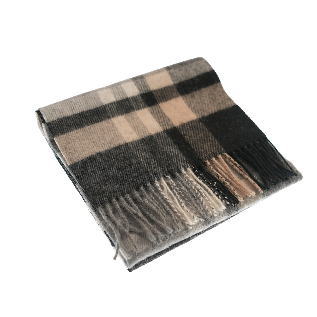 100% Lambswool Scarf – Traditional Tartan & Check Designs - Made in Scotland - Fashion Natural