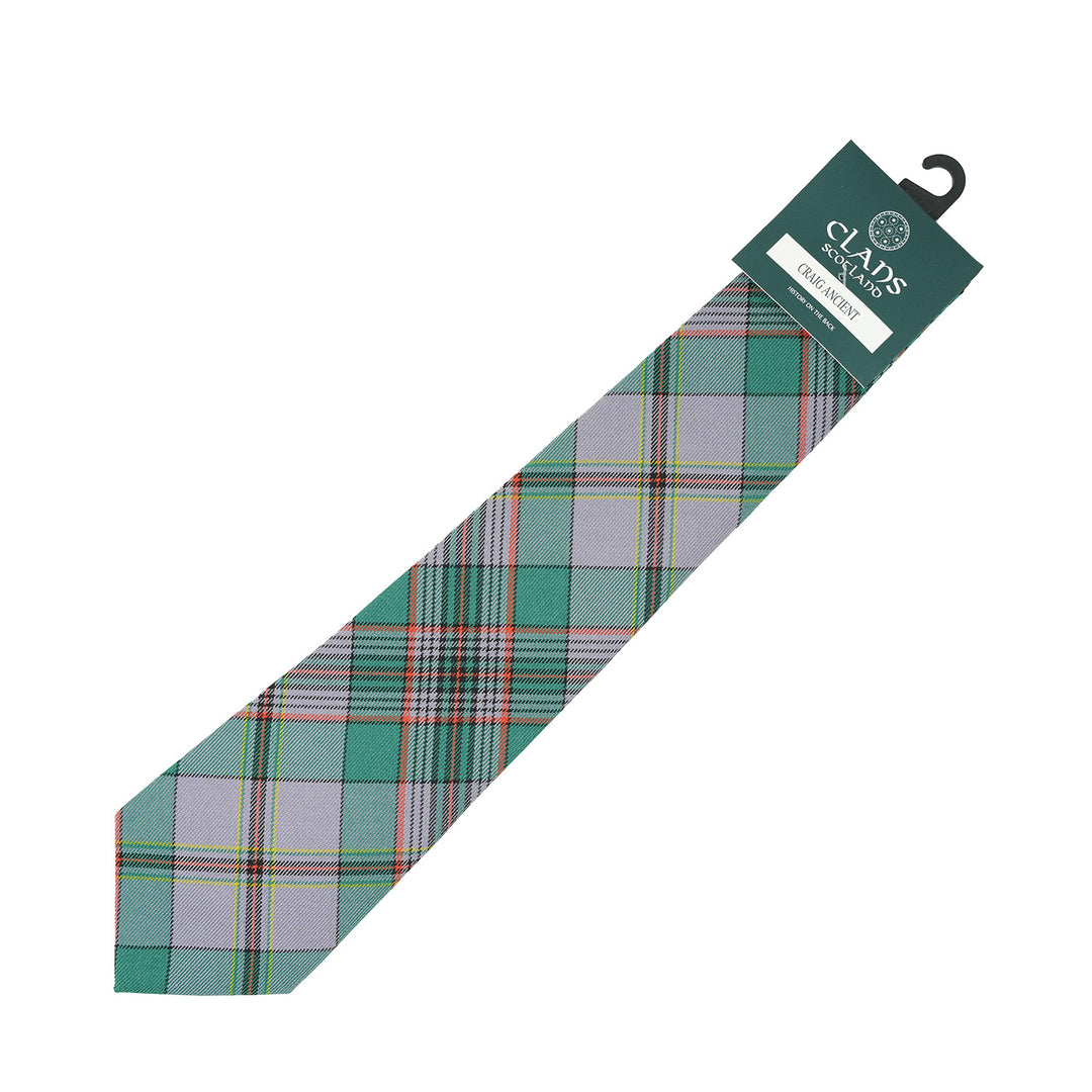 Traditional Scottish Clan Tartan Tie – Traditional Plaid Necktie - CRAIG ANCIENT