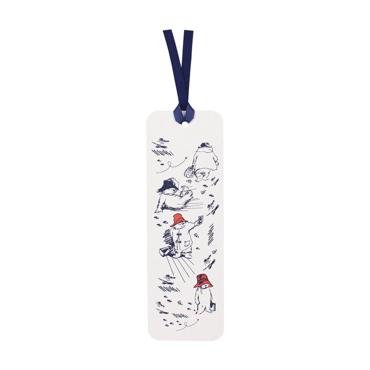 Paddington Bear Storybook Sketch Paper Bookmark with Ribbon
