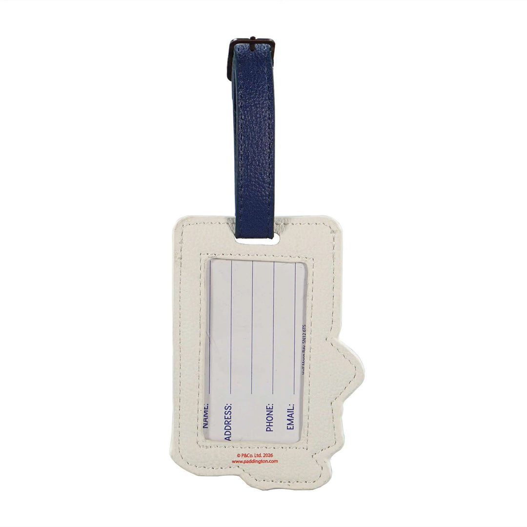 Paddington Bear London Shaped Faux Leather Luggage Tag