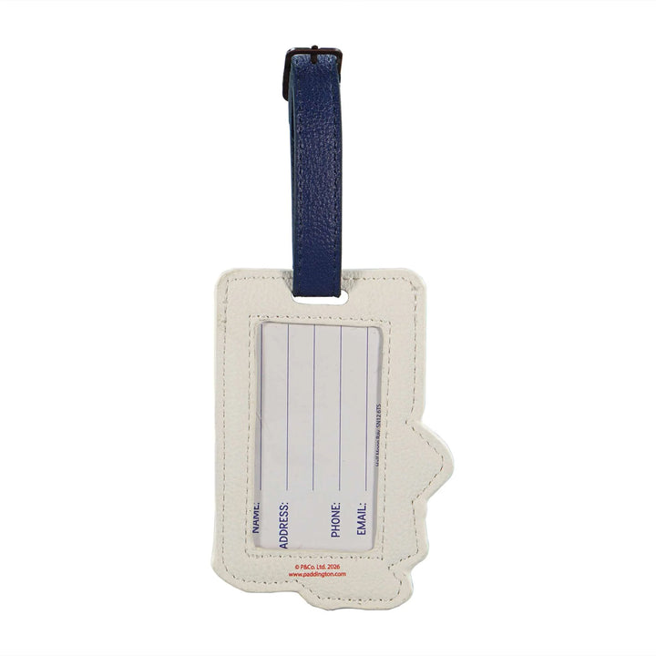 Paddington Bear London Shaped Faux Leather Luggage Tag