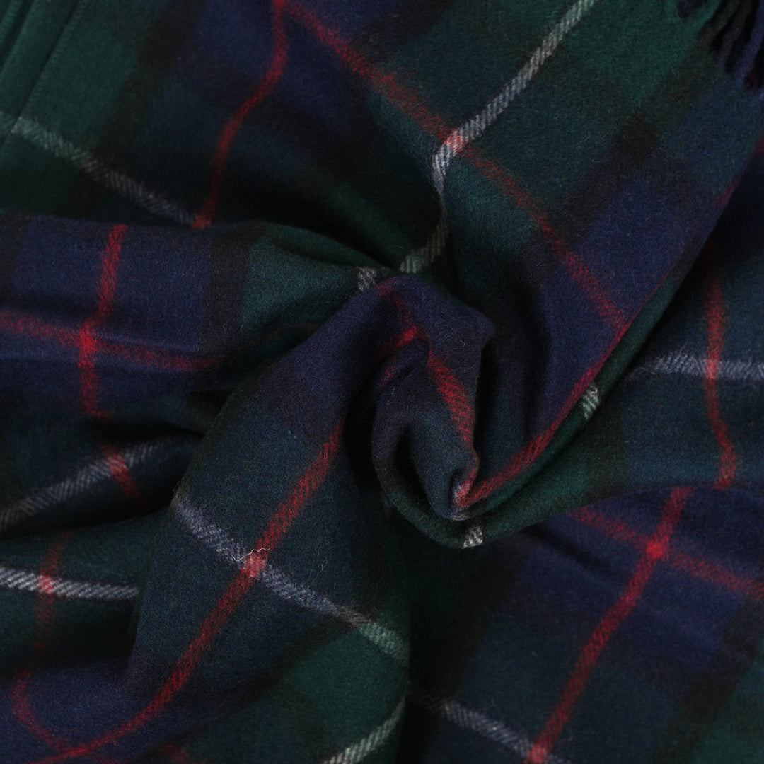 Scottish Tartan Wool-Blend Blanket Throw – Highland Comfort - MACKENZIE