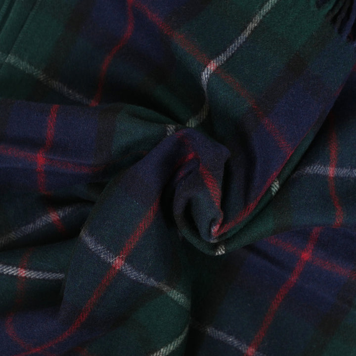 Scottish Tartan Wool-Blend Blanket Throw – Highland Comfort - MACKENZIE