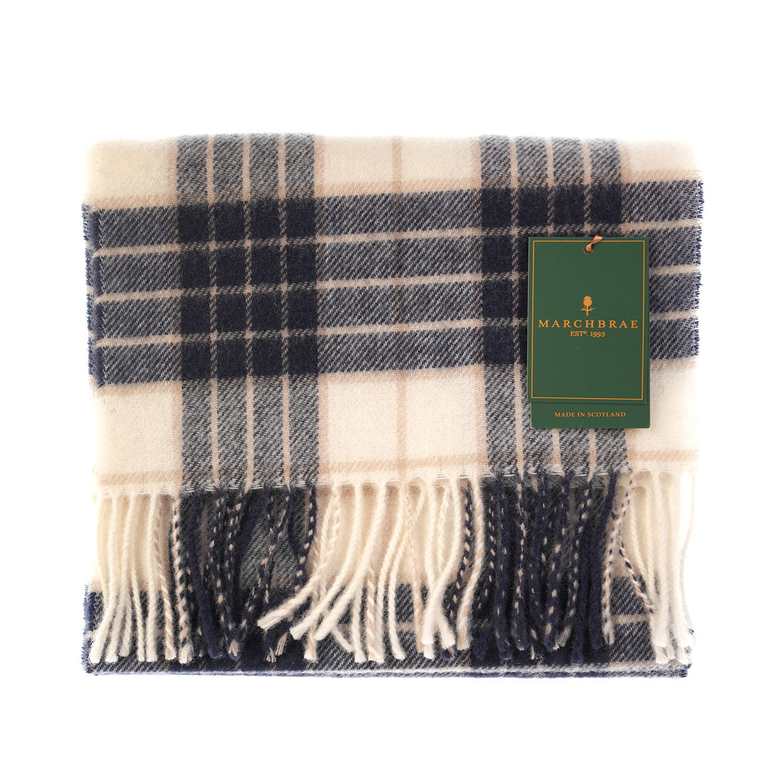 100% Lambswool Scarf – Traditional Tartan & Check Designs - Made in Scotland - Knockmore