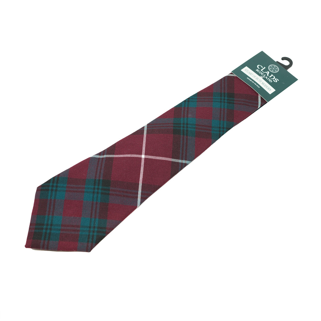 Traditional Scottish Clan Tartan Tie – Traditional Plaid Necktie - STUART OF BUTE