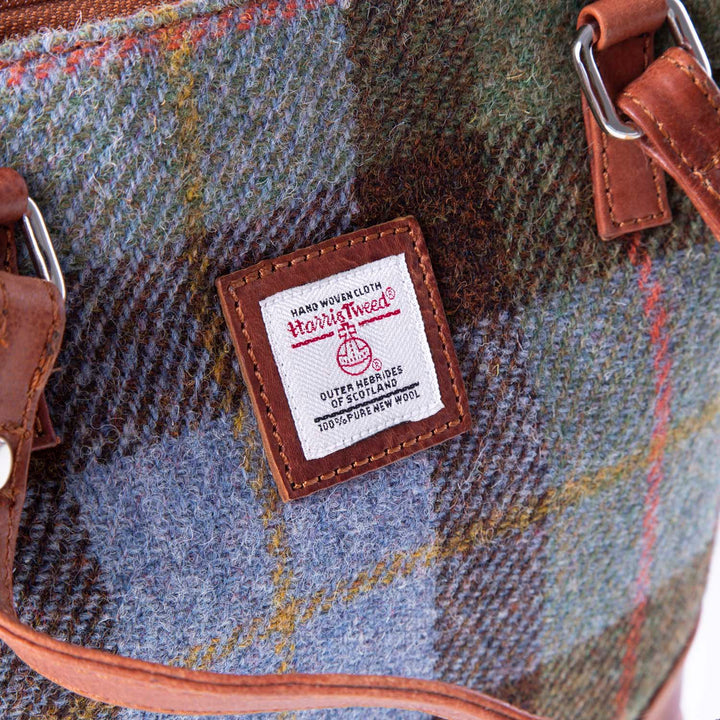 Ladies Ht Leather Hand Bag Lovat Check / Tan