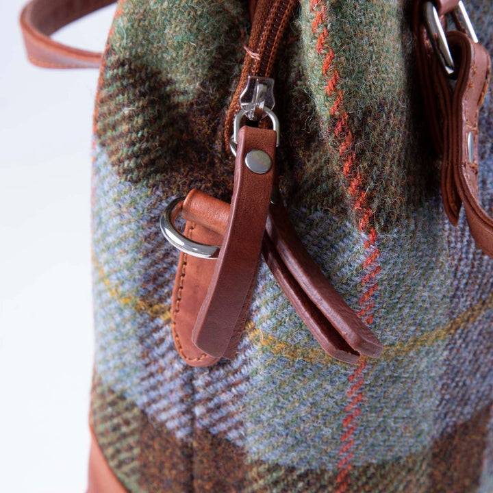 Ladies Ht Leather Hand Bag Lovat Check / Tan