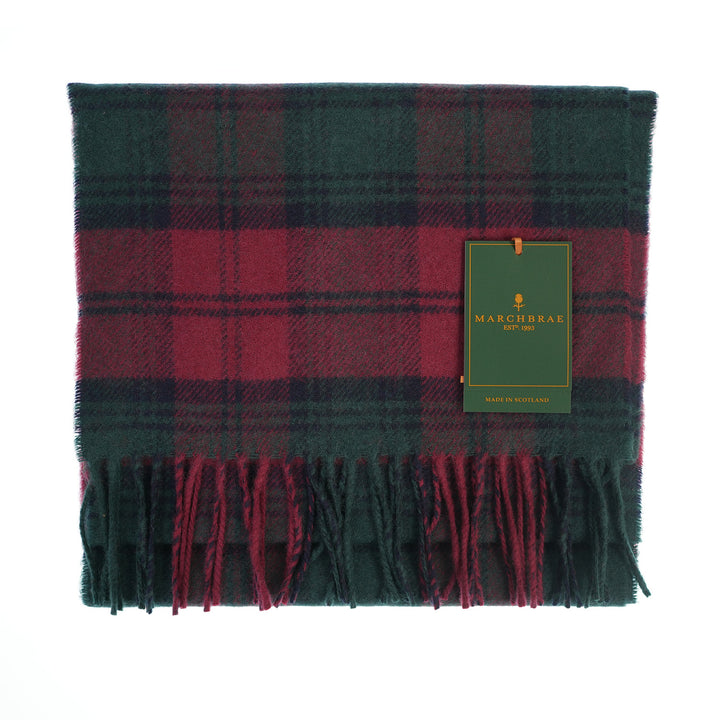 100% Lambswool Scarf – Traditional Tartan & Check Designs - Made in Scotland - Lindsay