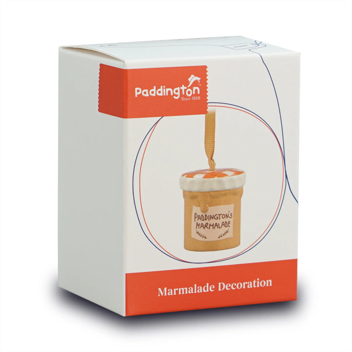 Paddington Bear Marmalade Jar Ceramic Christmas Decoration