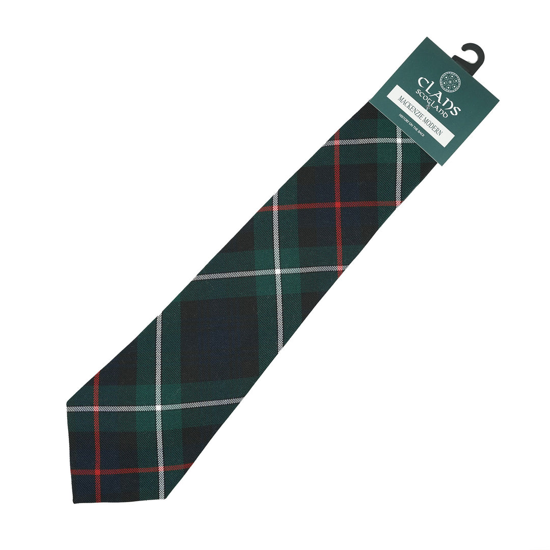 Traditional Scottish Clan Tartan Tie – Traditional Plaid Necktie - MACKENZIE