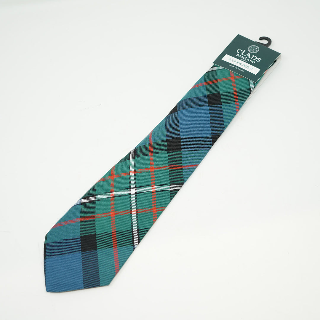 Traditional Scottish Clan Tartan Tie – Traditional Plaid Necktie - FERGUSON ANCIENT