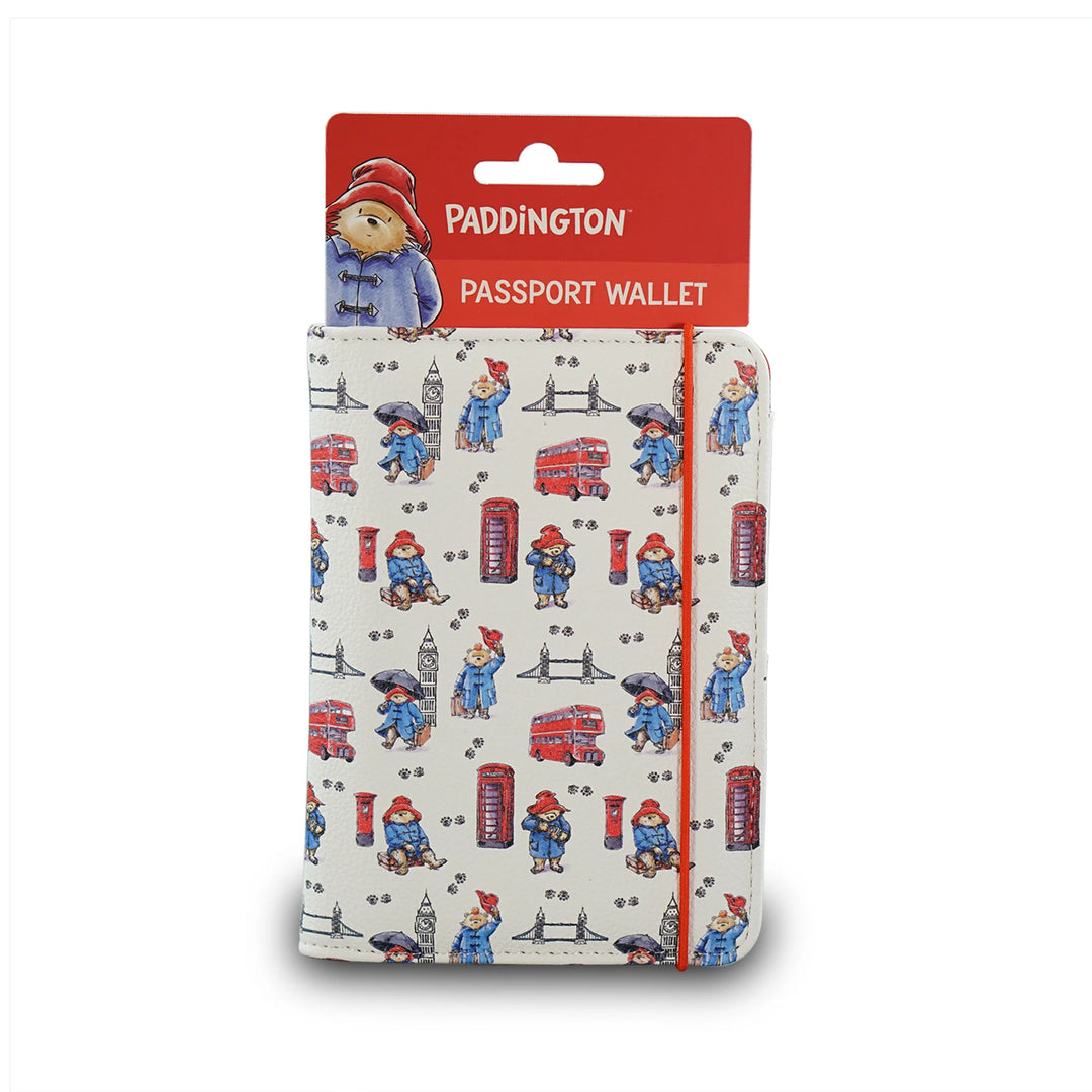 Paddington Bear London Faux Leather Passport Holder & Travel Wallet