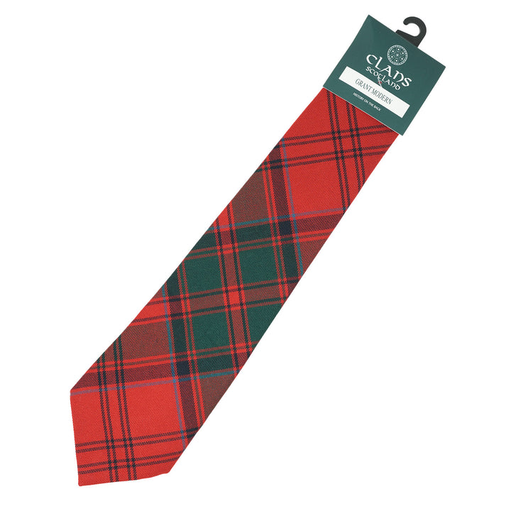 Traditional Scottish Clan Tartan Tie – Traditional Plaid Necktie - GRANT