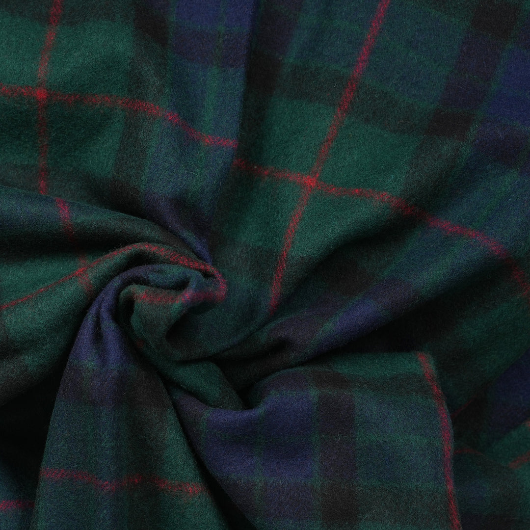 Scottish Tartan Wool-Blend Blanket Throw – Highland Comfort - GUNN