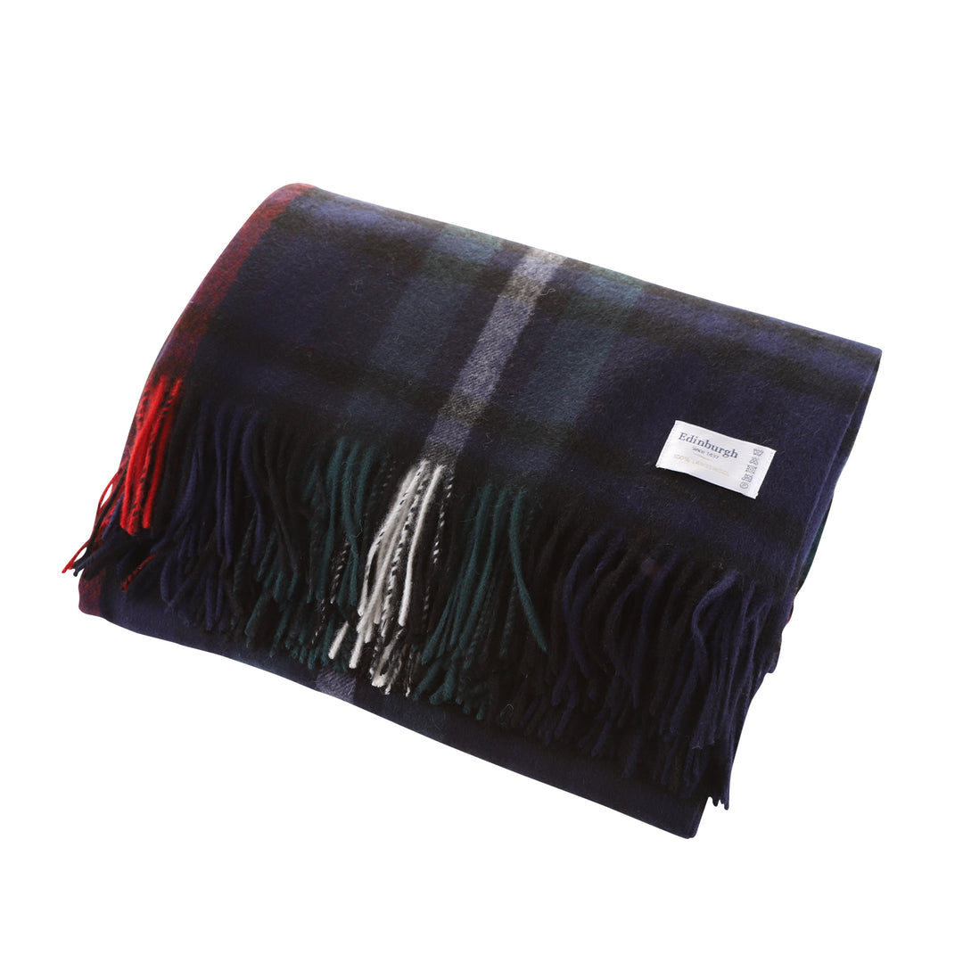 100% Pure Lambswool Blanket Throw – Luxury Soft Warm Wool Blanket - Home Décor - MACKENZIE