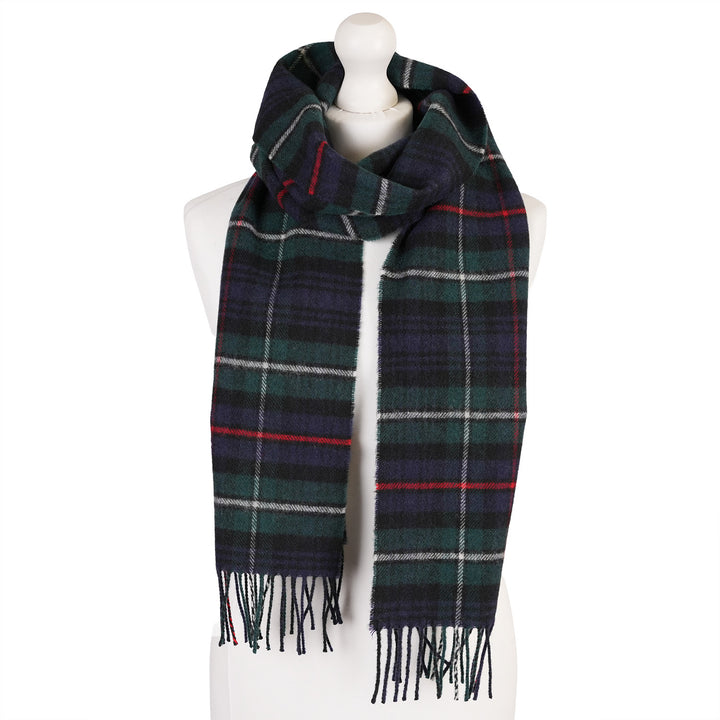 100% Lambswool Scarf – Traditional Tartan & Check Designs - Made in Scotland - Mckenzie