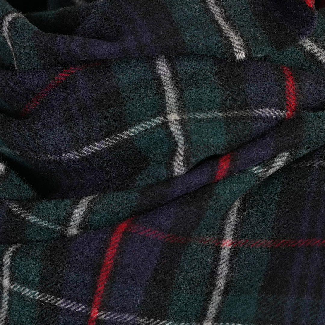 100% Lambswool Scarf – Traditional Tartan & Check Designs - Made in Scotland - Mckenzie