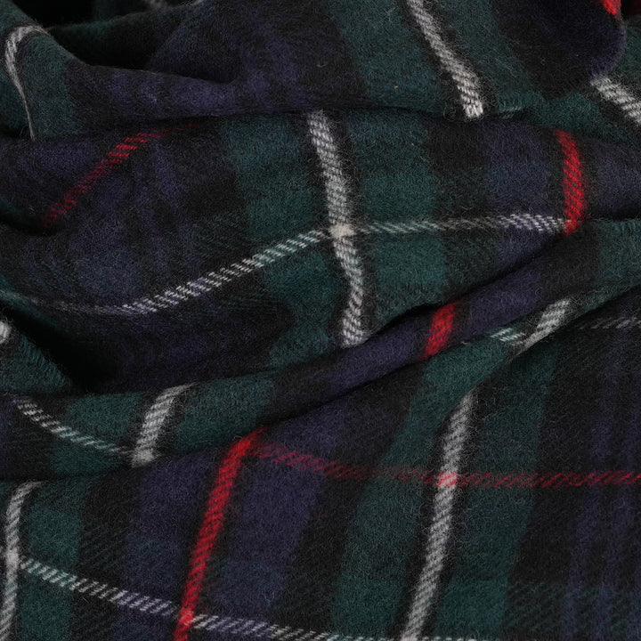 100% Lambswool Scarf – Traditional Tartan & Check Designs - Made in Scotland - Mckenzie
