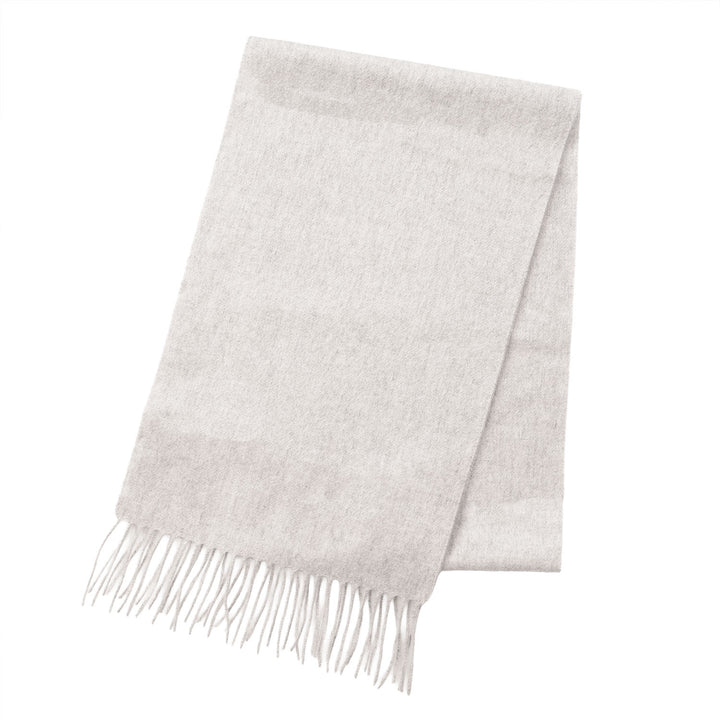 Edinburgh Cashmere Premium Lightweight Scarf - Ultra-Soft Luxury Wrap - OYSTER GREY