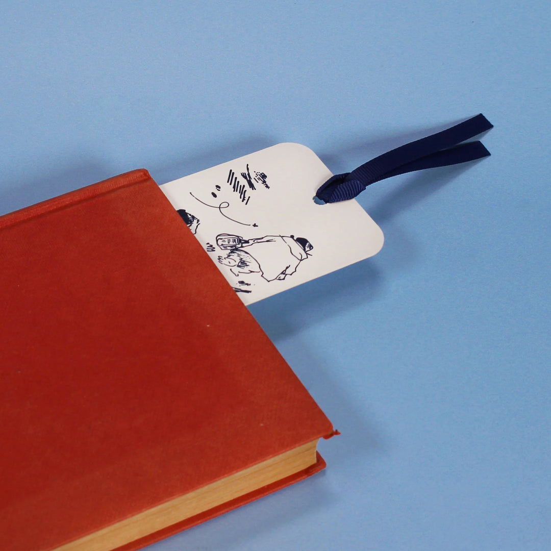 Paddington Bear Storybook Sketch Paper Bookmark with Ribbon