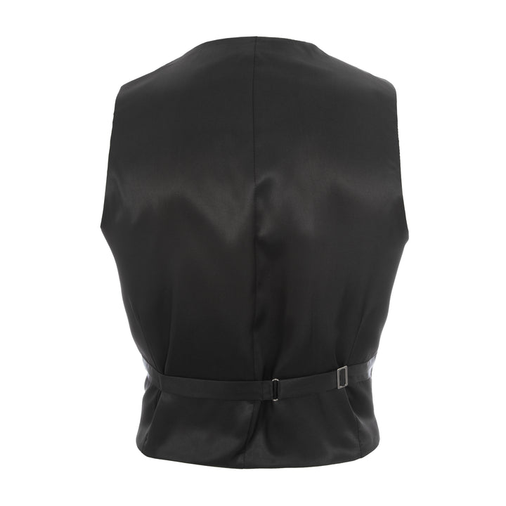 Men's Prince Charlie Jacket W. Waistcoat Black