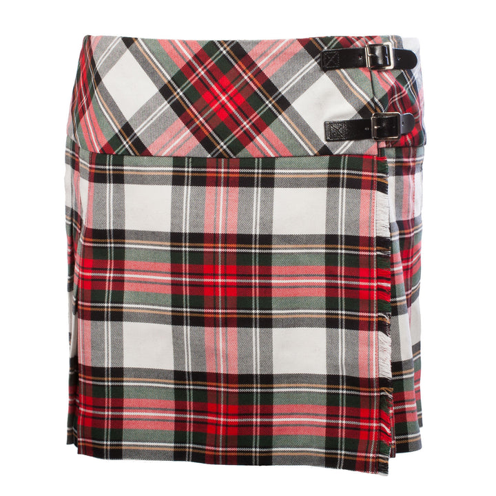 Ladies Tartan Billie Kilted Skirt Stewart Dress