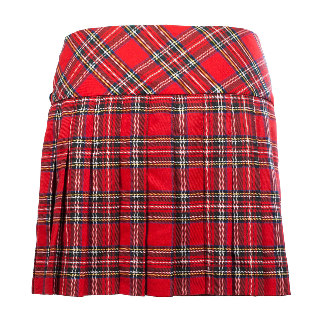 Ladies Tartan Billie Kilted Skirt Stewart Royal