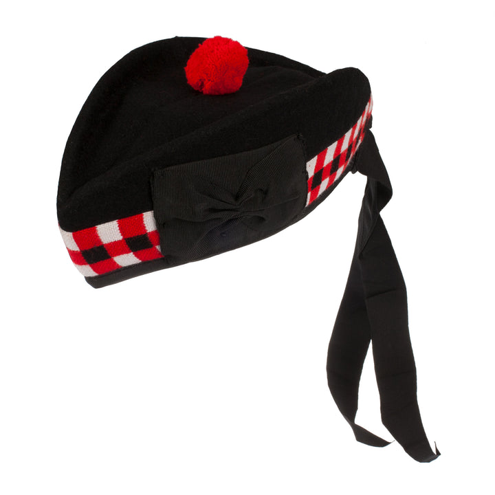 Gents Glengarry Diced Black