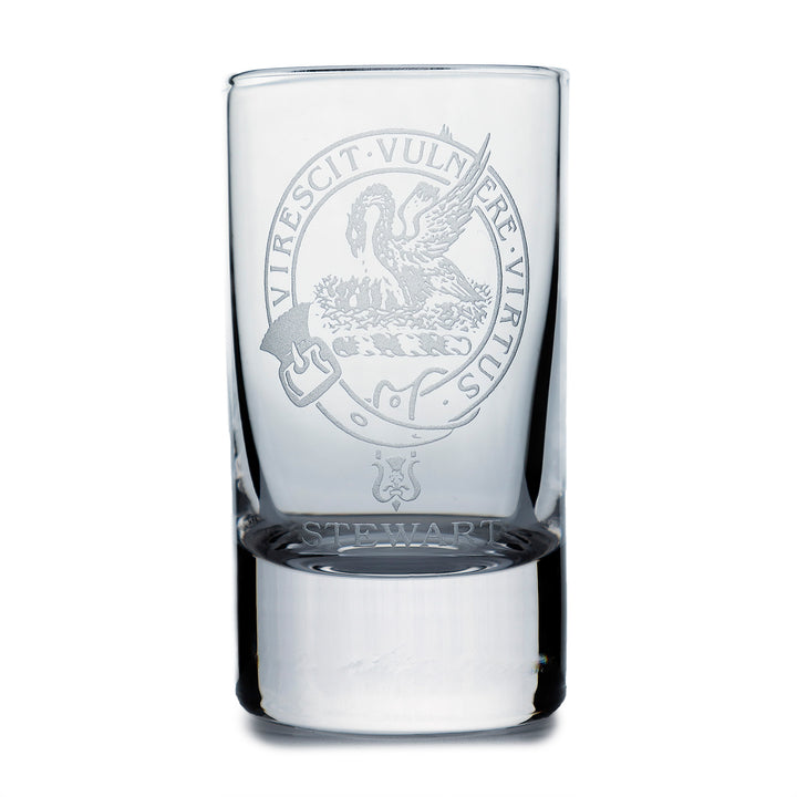 Collins Crystal Clan Shot Glass Stewart