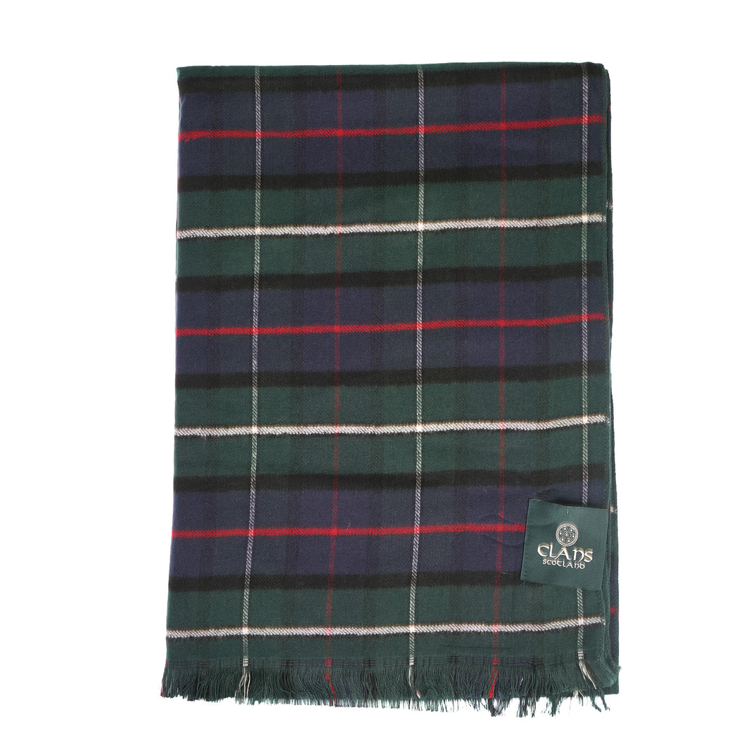 The Highland Wrap: Reversible Ultra-Soft Tartan Stole - Mckenzie