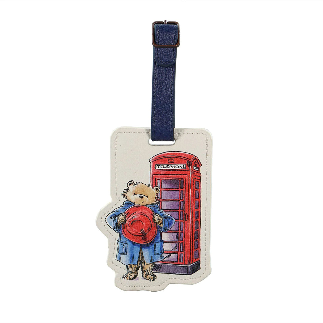 Paddington Bear London Shaped Faux Leather Luggage Tag