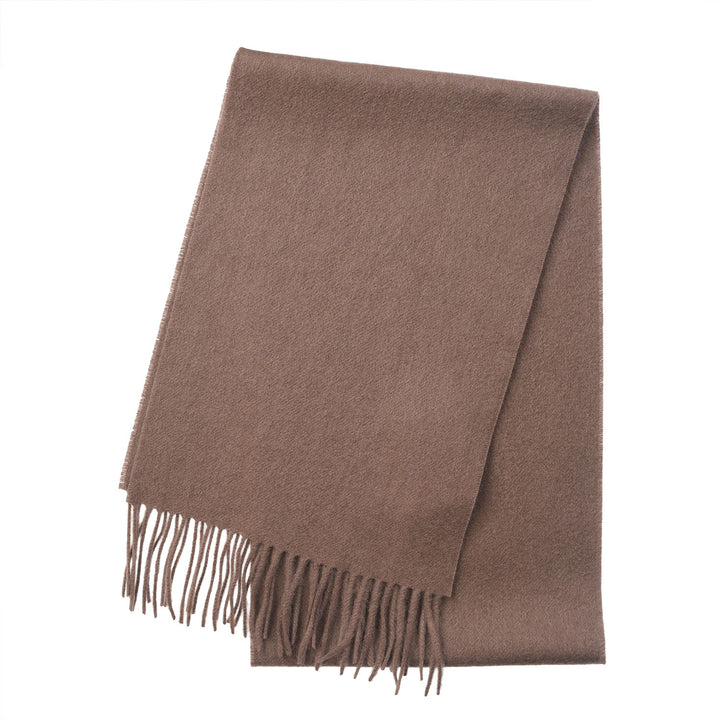 Edinburgh Cashmere Premium Lightweight Scarf - Ultra-Soft Luxury Wrap - TAUPE