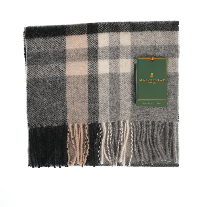 100% Lambswool Scarf – Traditional Tartan & Check Designs - Made in Scotland - Fashion Natural