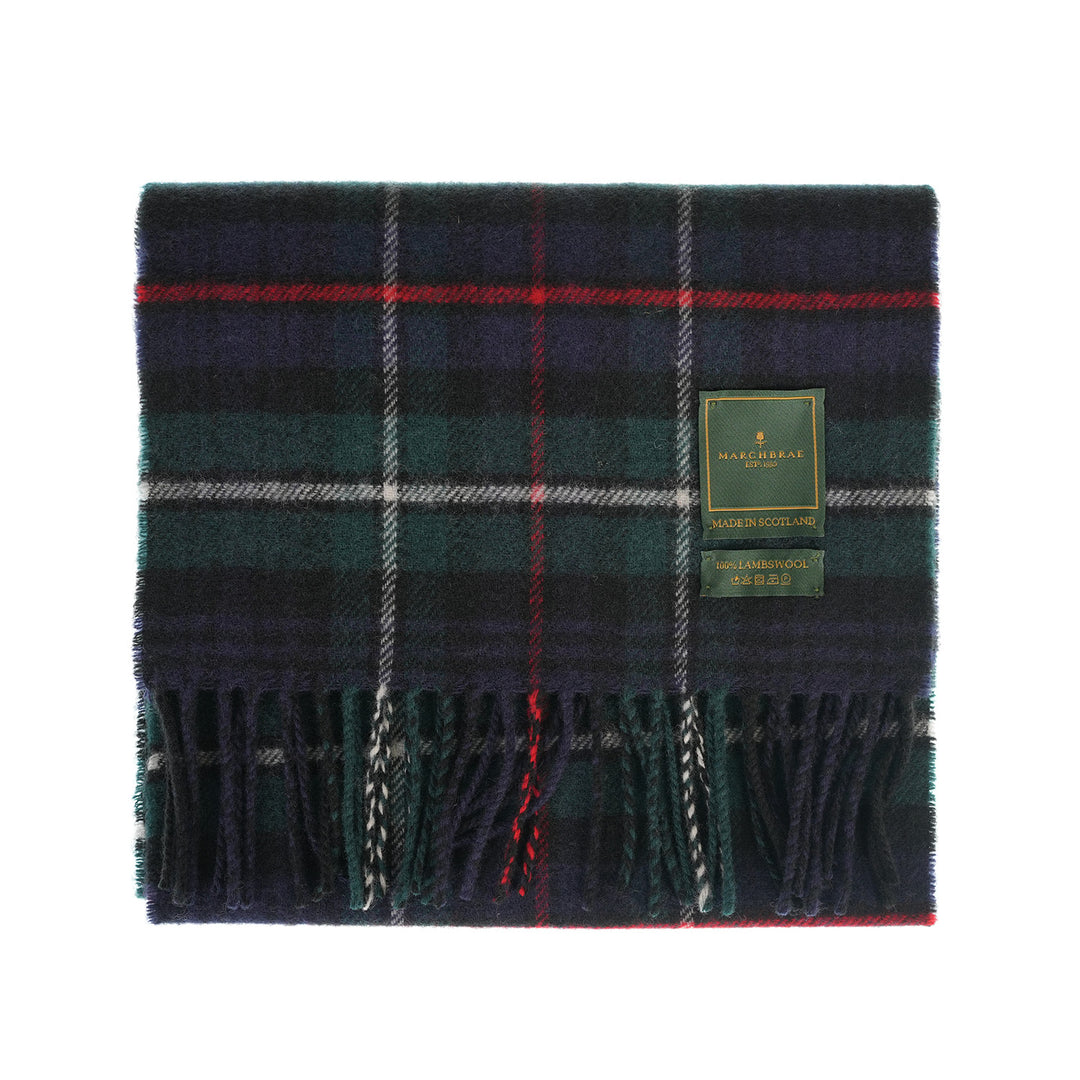 100% Lambswool Scarf – Traditional Tartan & Check Designs - Made in Scotland - Mckenzie