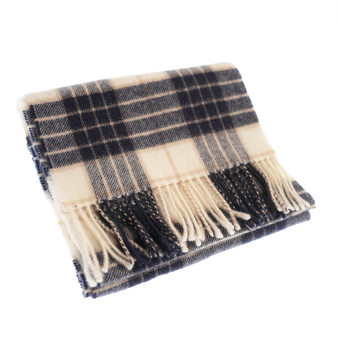 100% Lambswool Scarf – Traditional Tartan & Check Designs - Made in Scotland - Knockmore
