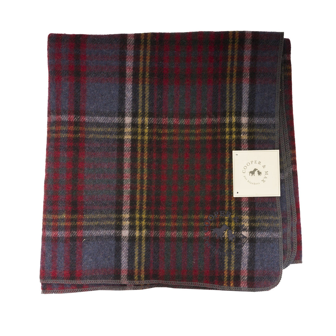 Tartan Tails – Recycled Wool Pet Blanket for Dogs & Cats - ANDERSON