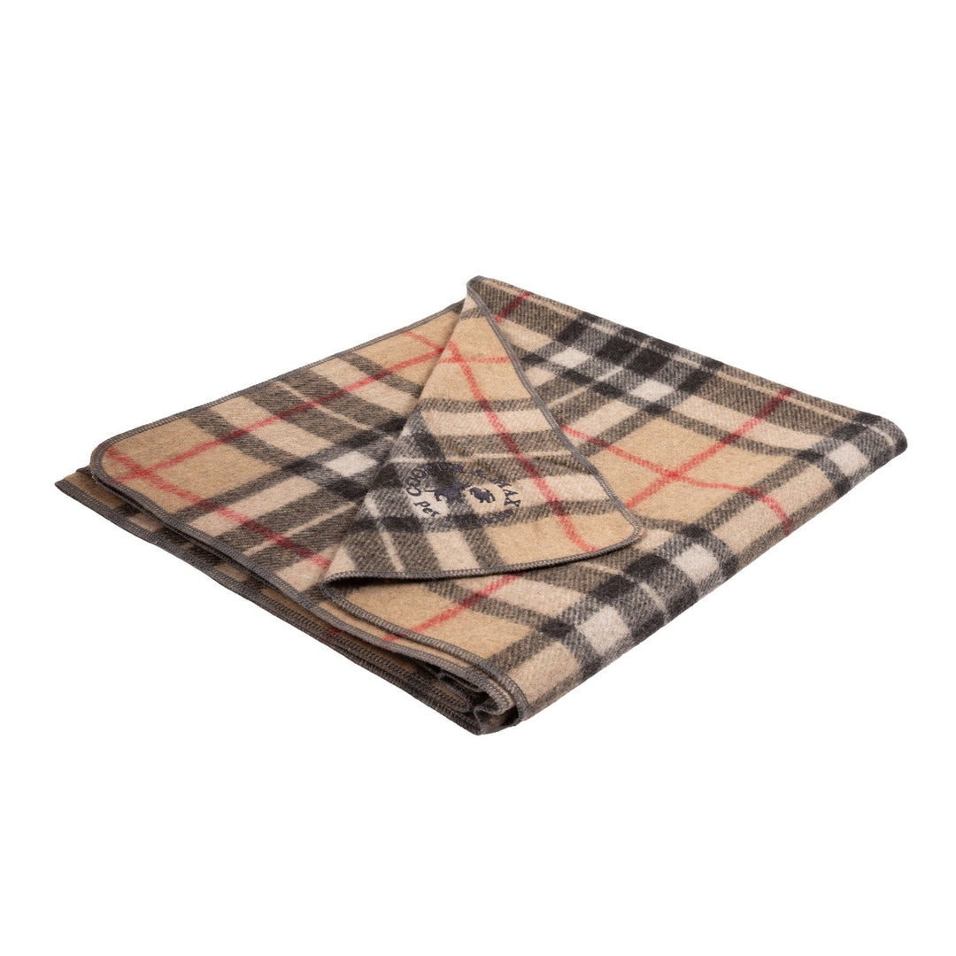 Tartan Tails – Recycled Wool Pet Blanket for Dogs & Cats - THOMSON CAMEL