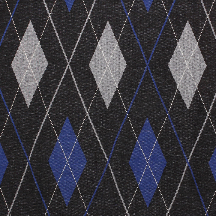 Men's Argyle Ballantrae Jumper Crew Nec  Black