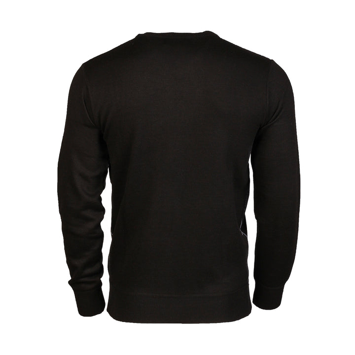 Men's Argyle Ballantrae Jumper Crew Nec  Black