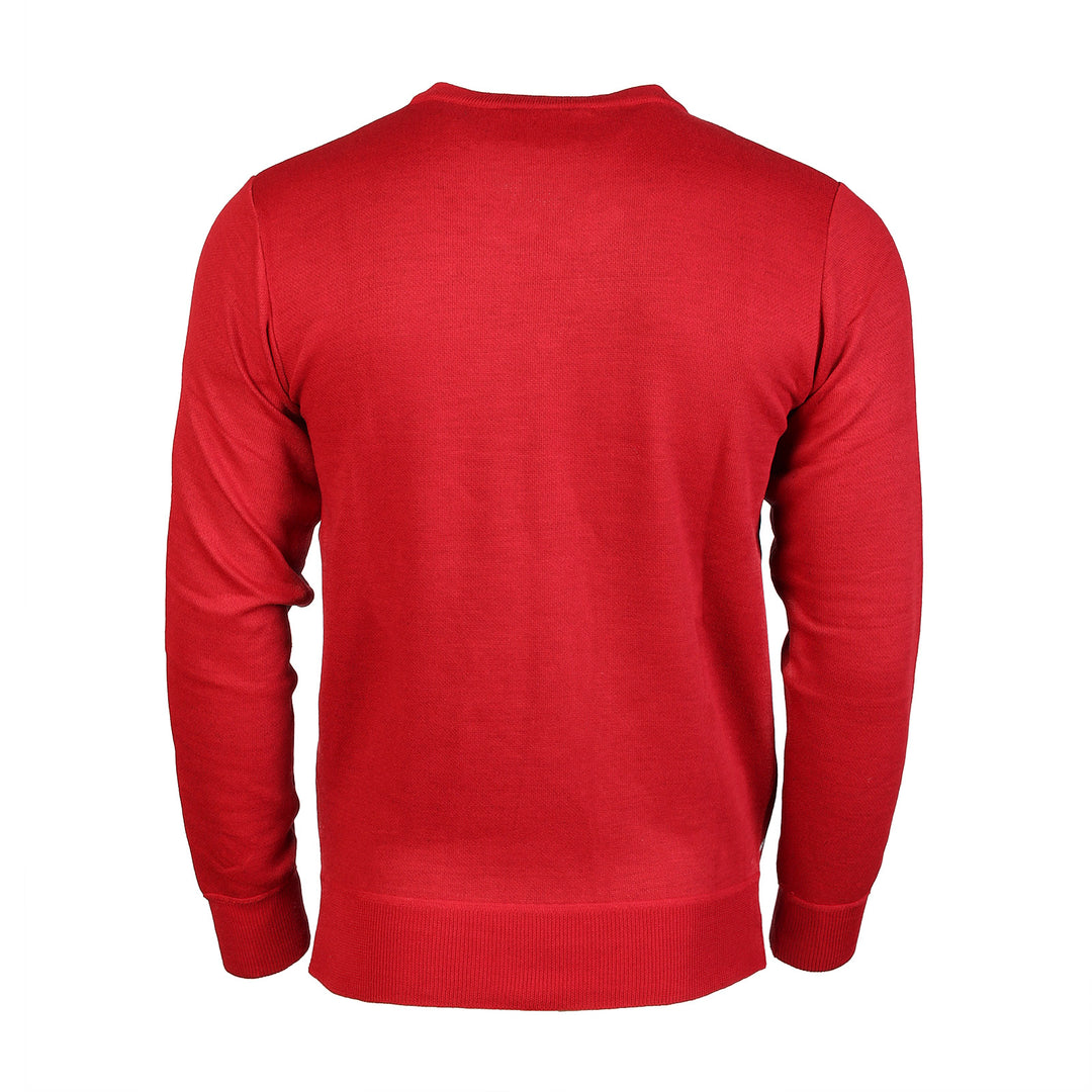 Men's Argyle Ballantrae Jumper Crew Nec  Red