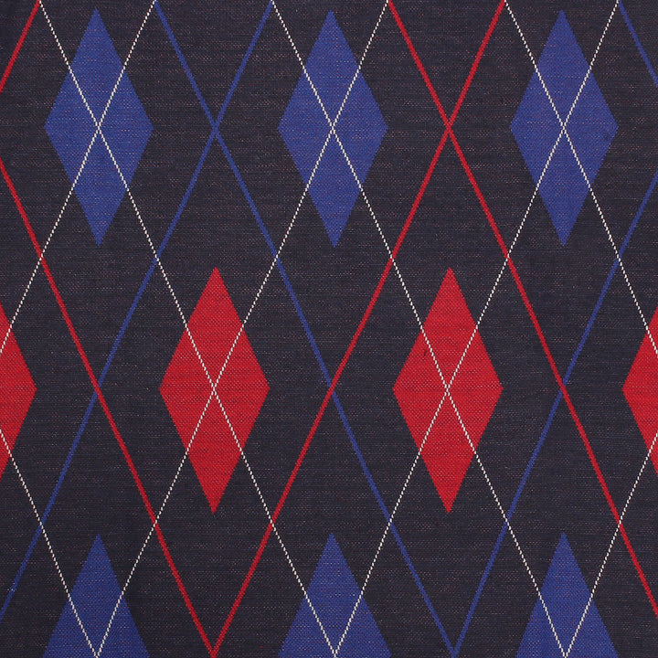 Men's Argyle Ballantrae Jumper Crew Nec  Navy